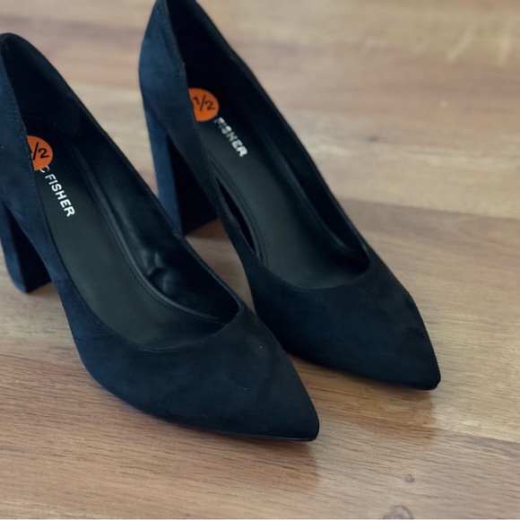 Eileen Fisher Shoes - Eileen Fisher women’s black heels faux suede size 9.5. NWOT